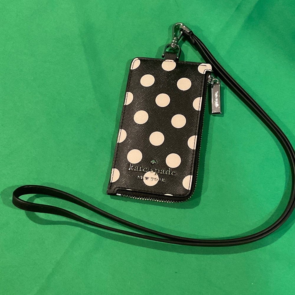 Kate Spade Women's Staci Polka Dot Card Case - Picture 2 of 4